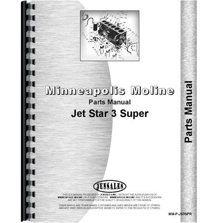 New Parts Manual Made for Minneapolis Moline Tractor Models Jet Star III Super -  AFTERMARKET, RAP79788